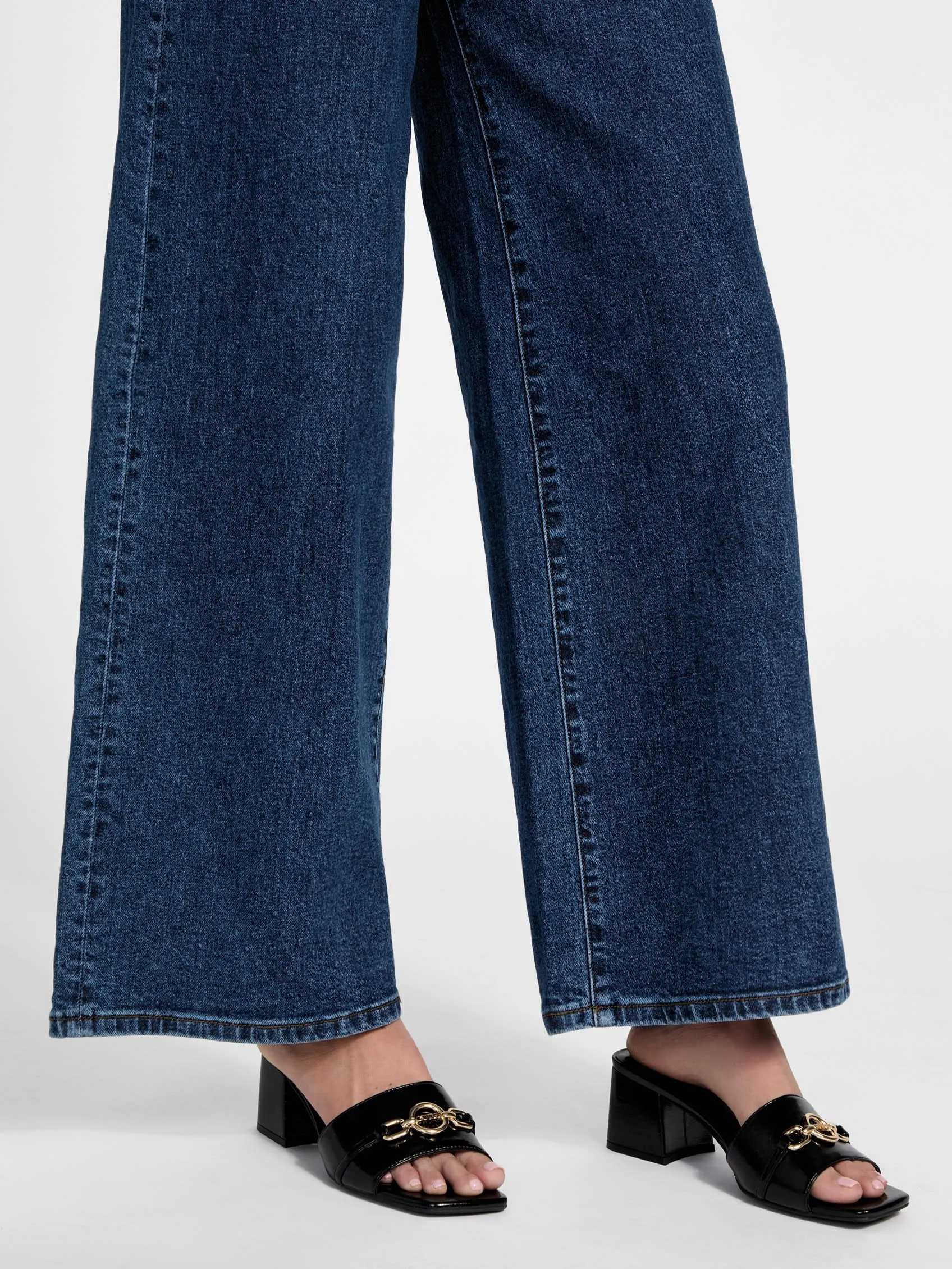 Oney Circle Logo Block Heels