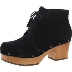 Original Chic Womens Studded Suede Ankle Boots