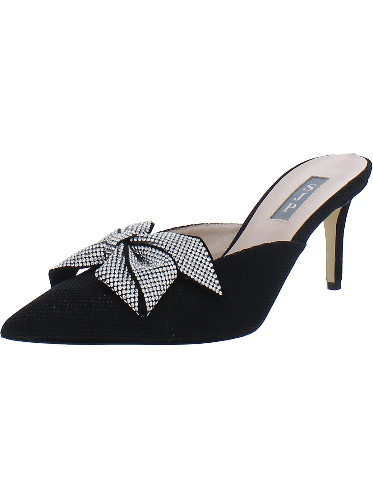 Paley Womens Embellished Pointed Toe Mules