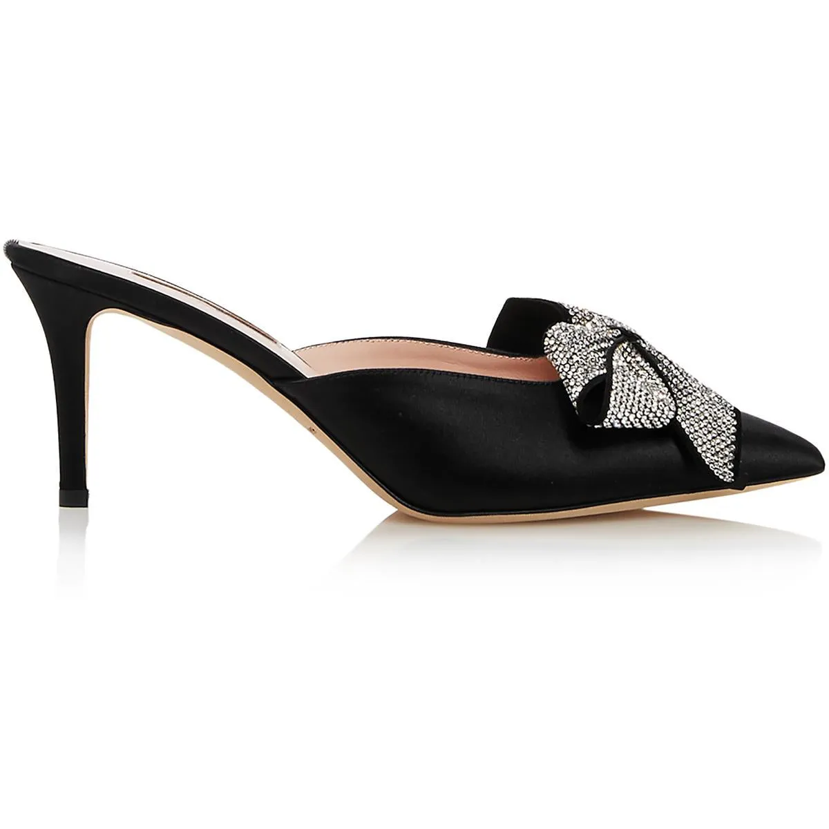 Paley Womens Embellished Pointed Toe Mules