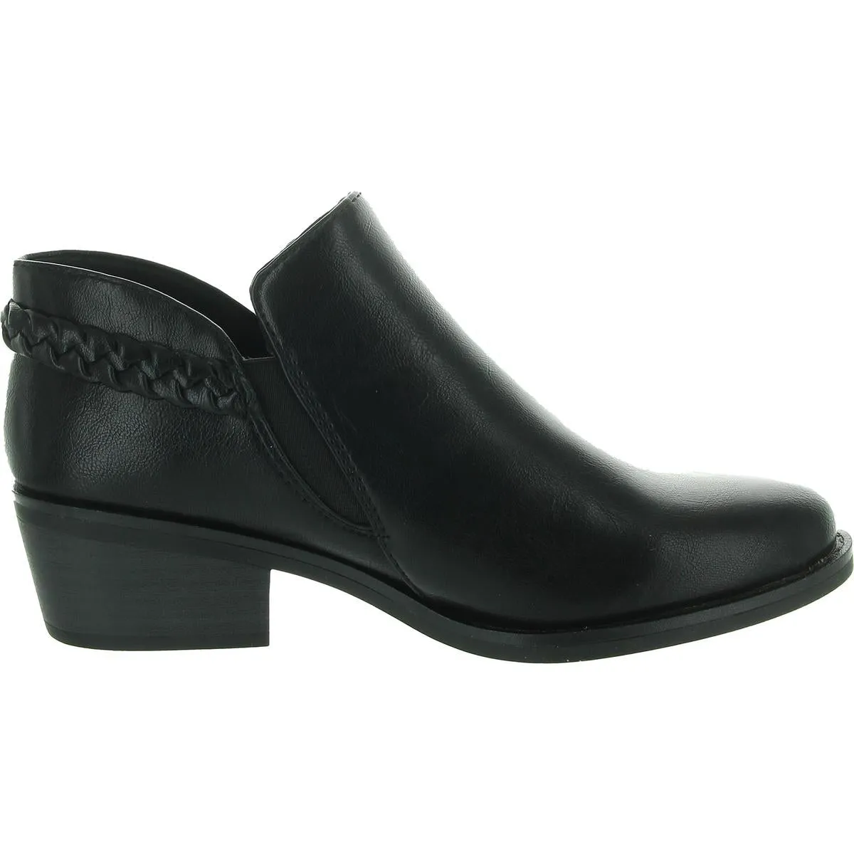 Palmer Womens Buckle Faux Leather Shooties
