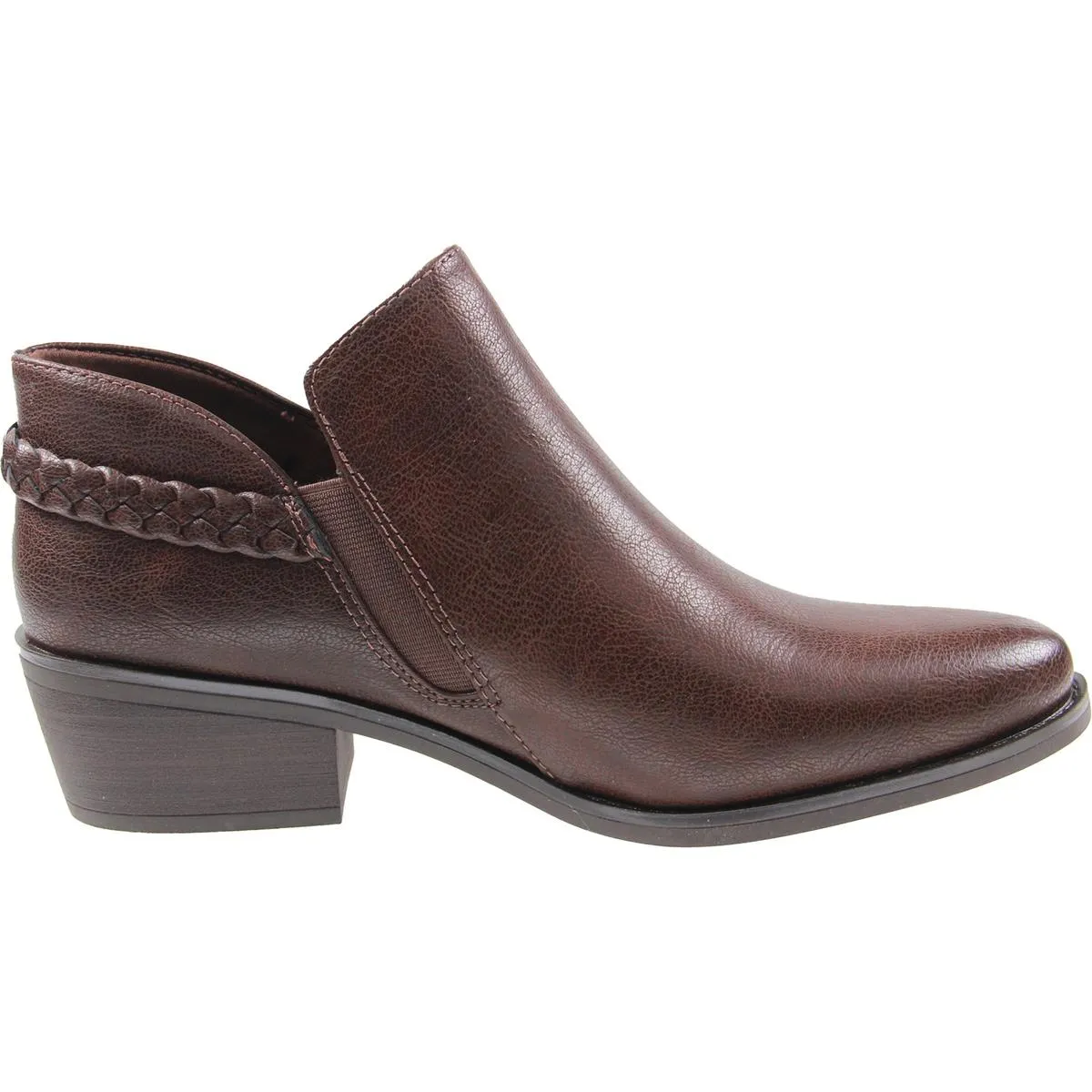 Palmer Womens Buckle Faux Leather Shooties