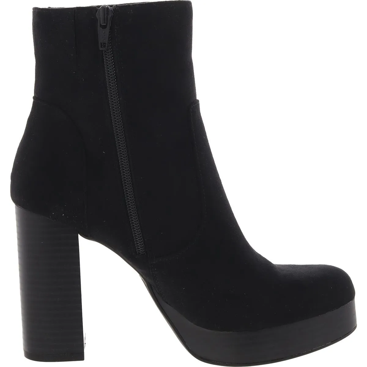 Patricee Womens Cushioned Footbed Faux Suede Mid-Calf Boots
