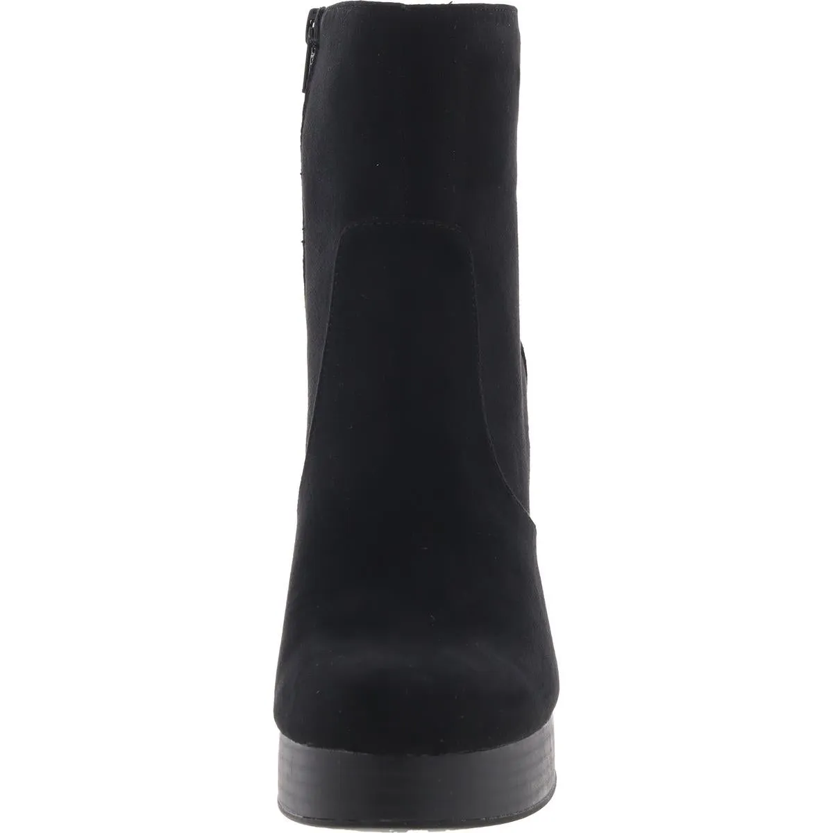 Patricee Womens Cushioned Footbed Faux Suede Mid-Calf Boots