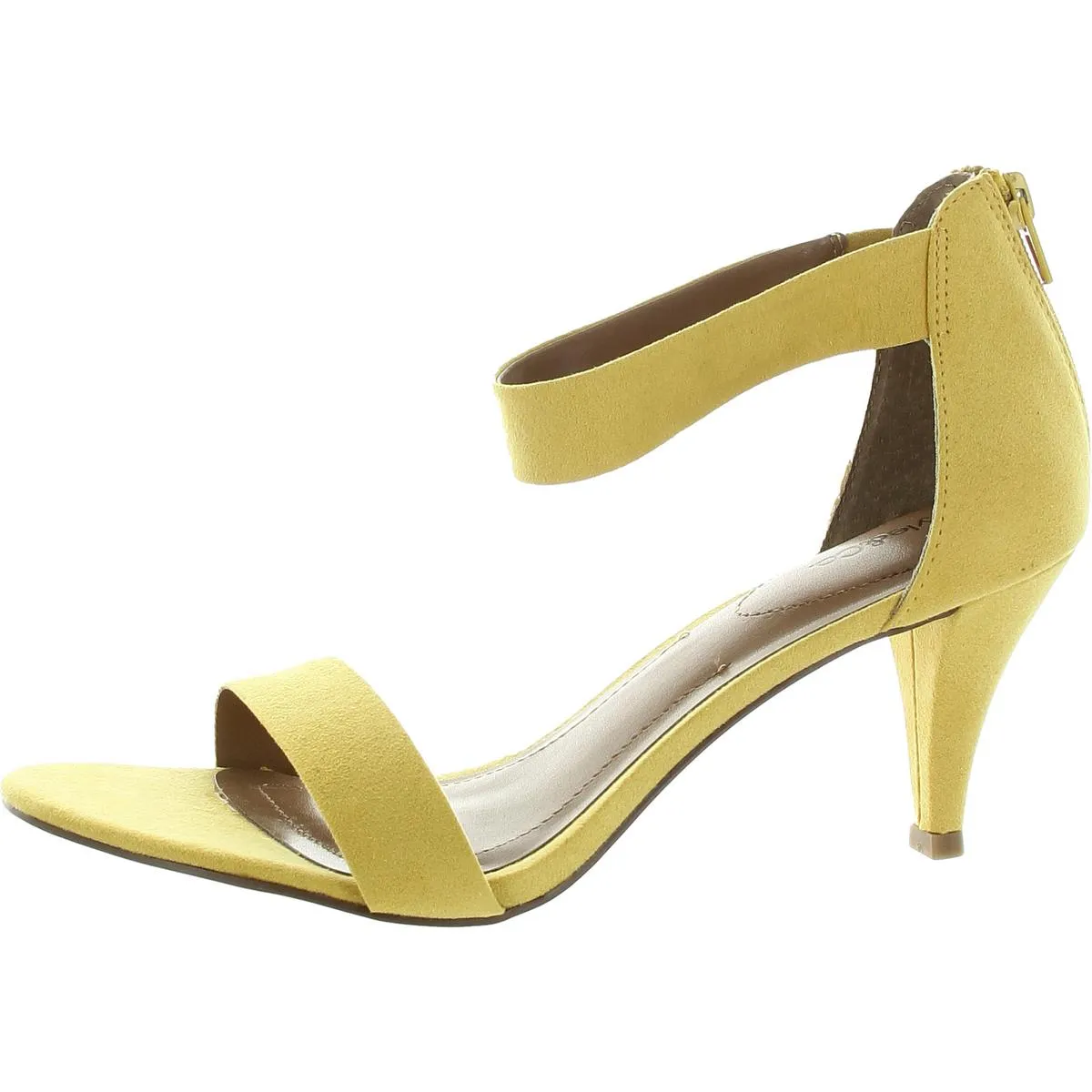 Paycee Womens Metallic Ankle Strap Pumps