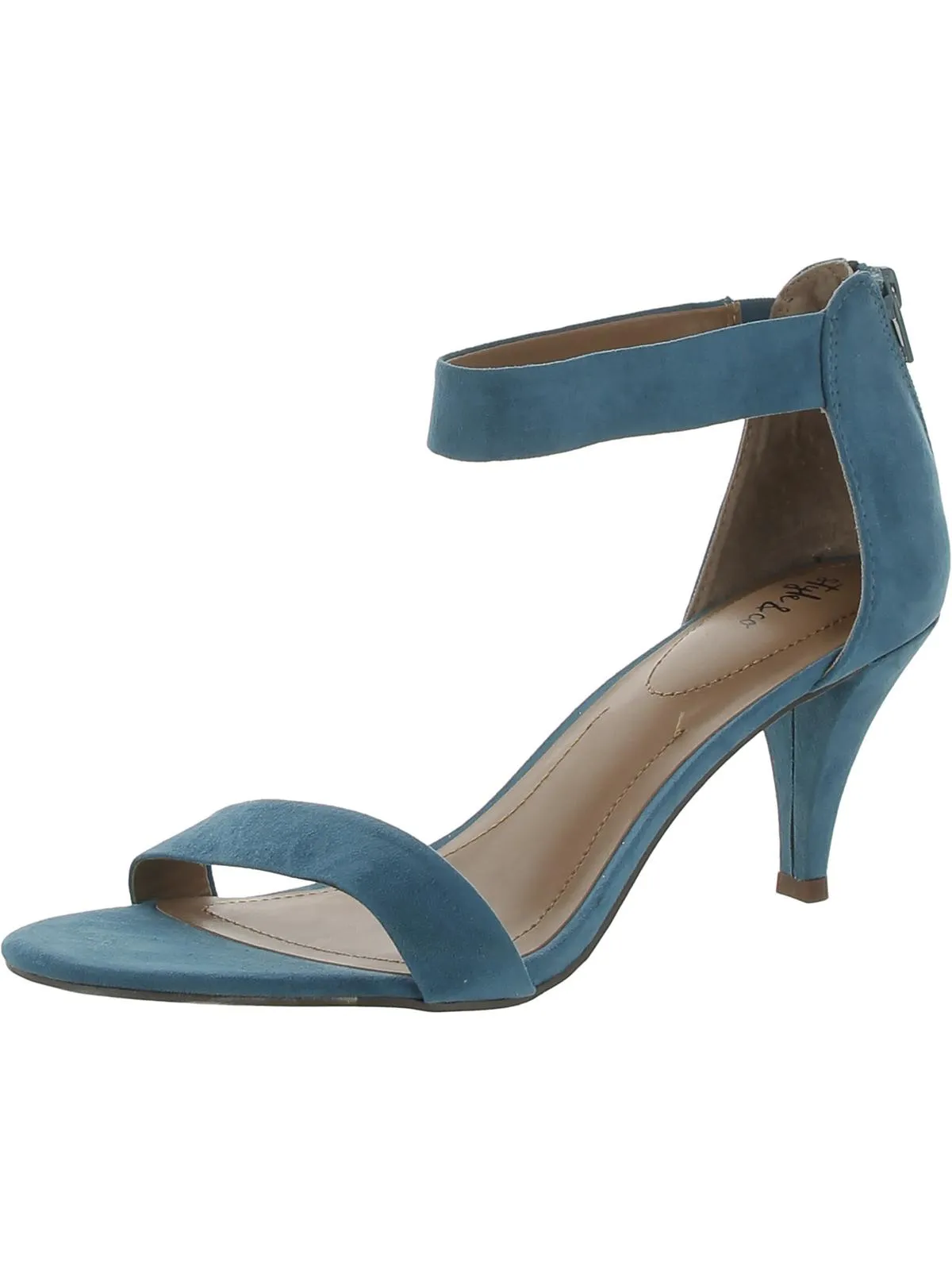 Paycee Womens Metallic Ankle Strap Pumps