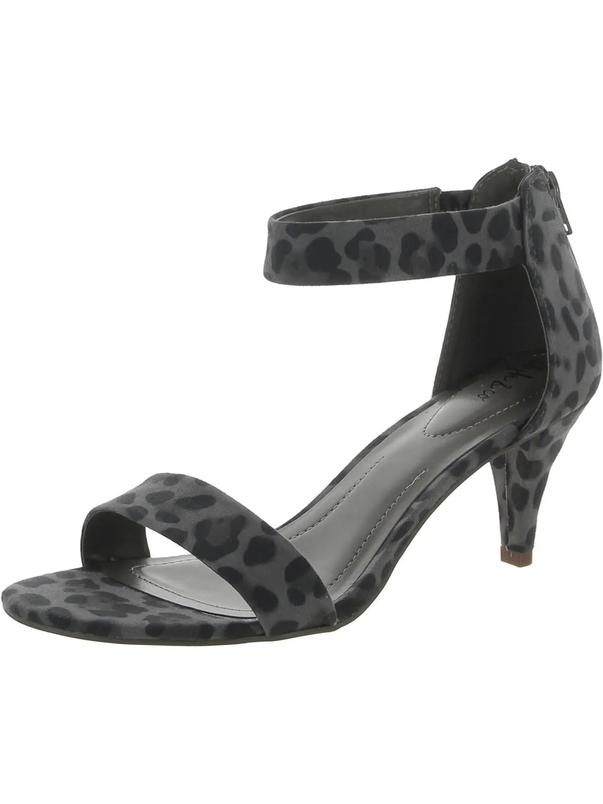 Paycee Womens Metallic Ankle Strap Pumps