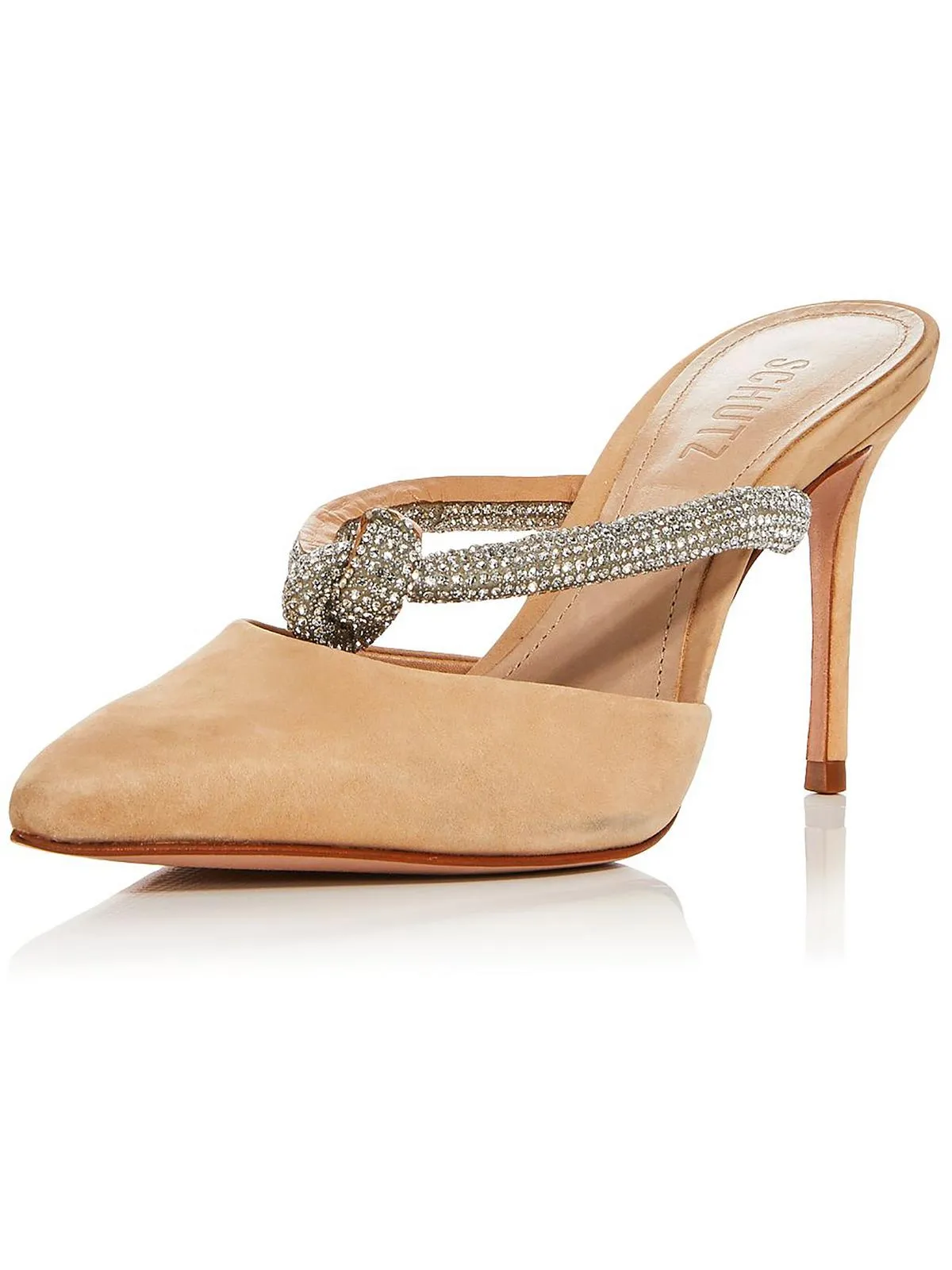 Pearl Womens Slip On Pointed Toe Pumps