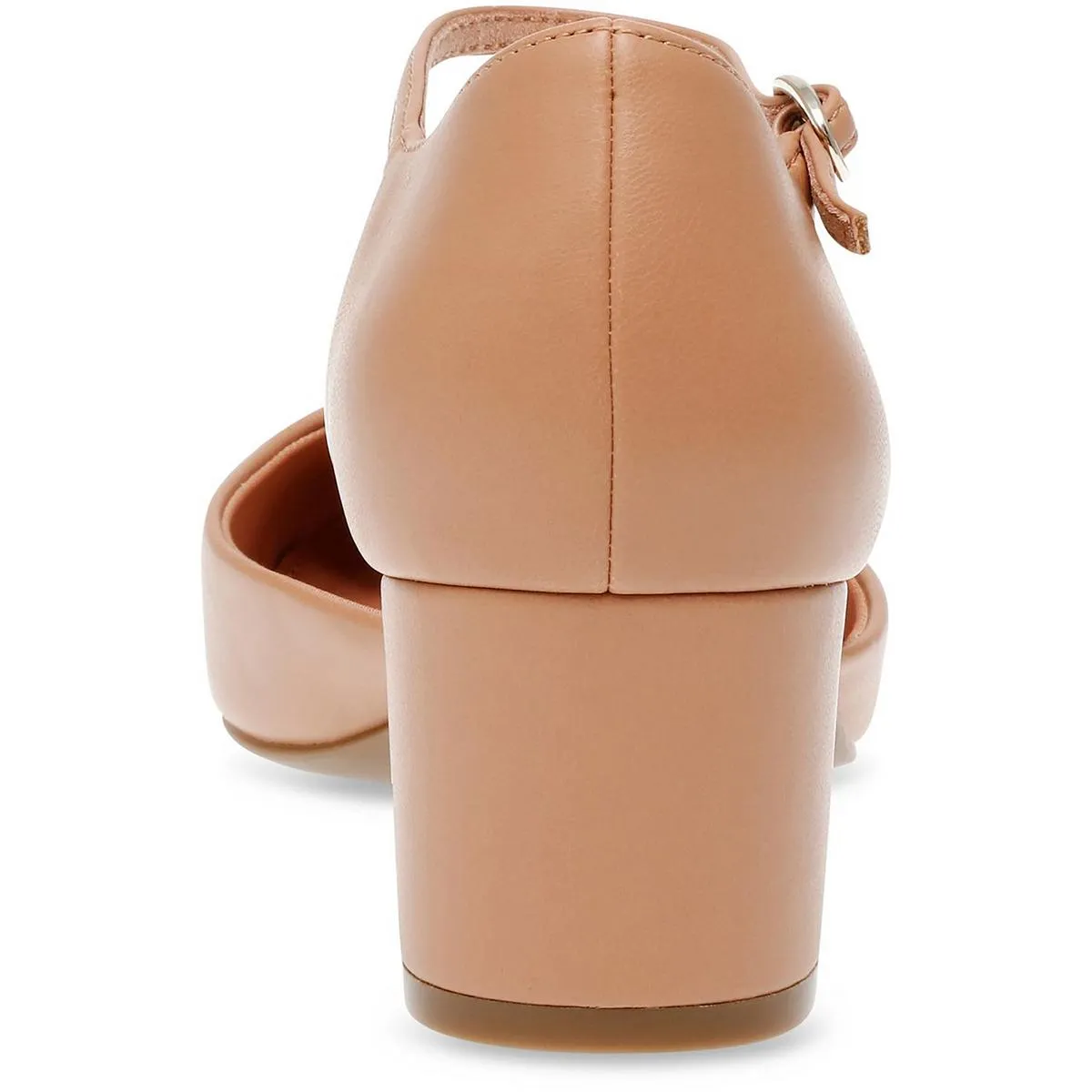 Pearle Womens Faux Leather Ankle Strap Pumps