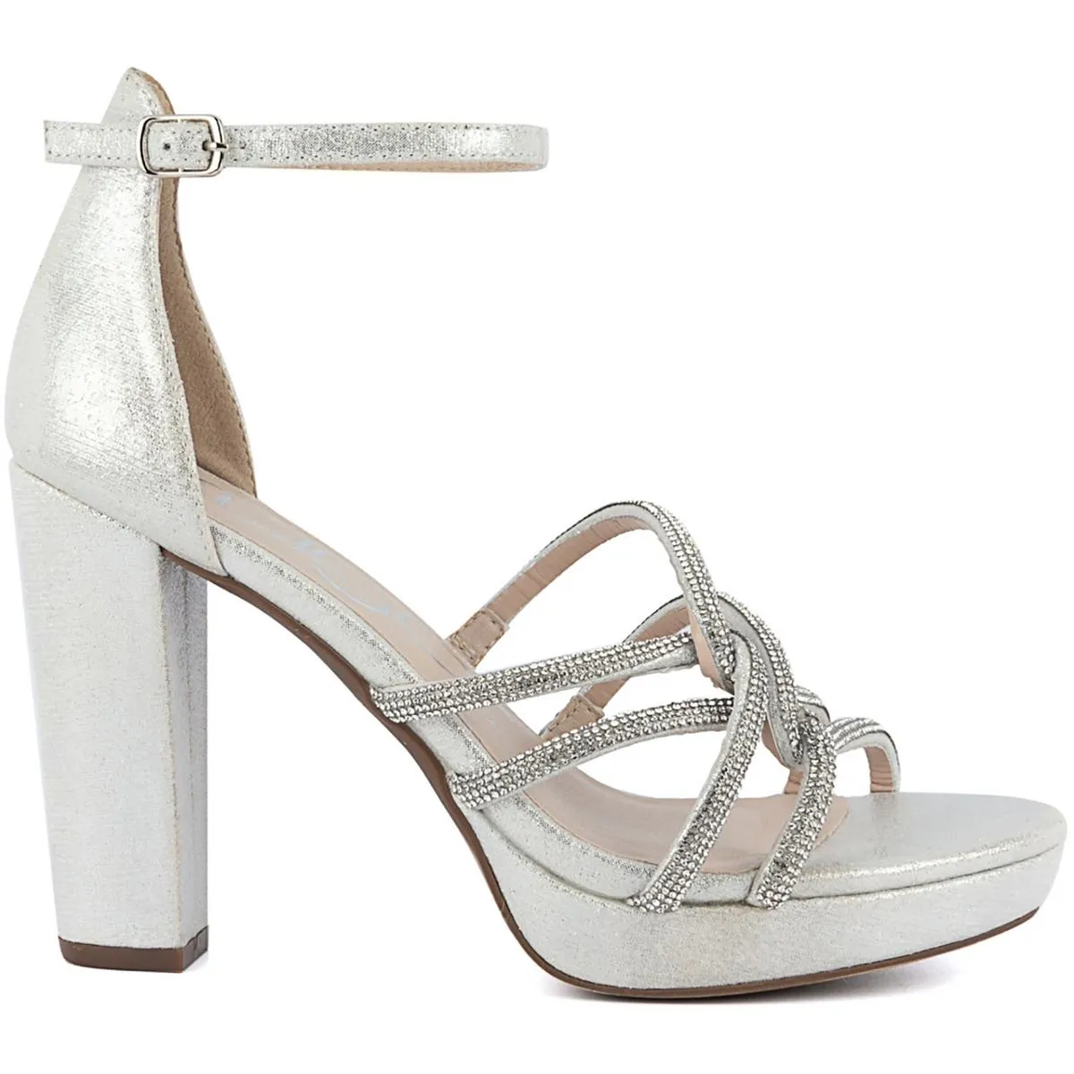 PETAL Womens Faux Leather Block Heel Pumps