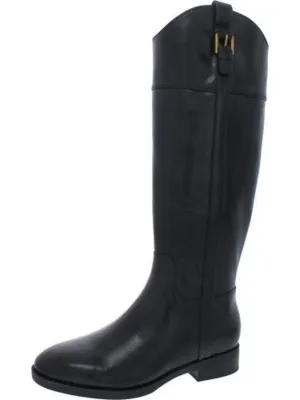 Phillipa WC Womens Leather Wide Calf Knee-High Boots
