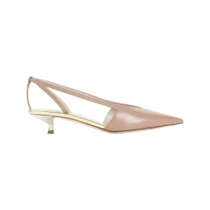 Pink Calf Leather Pumps