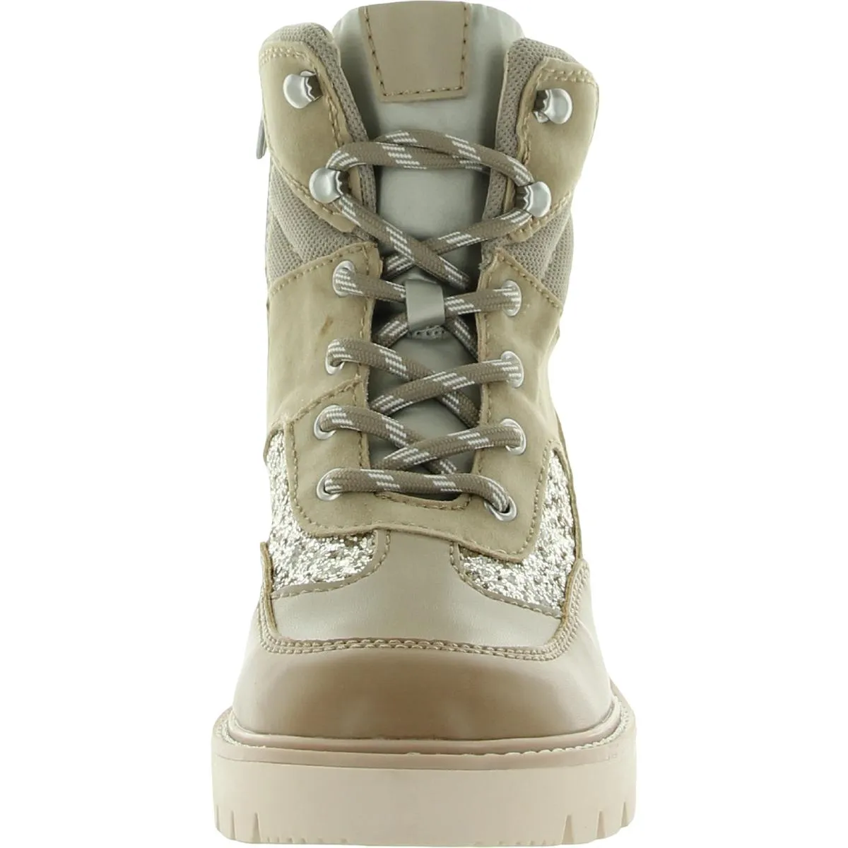 Pippa Womens Glitter Lace Up Hiking Boots