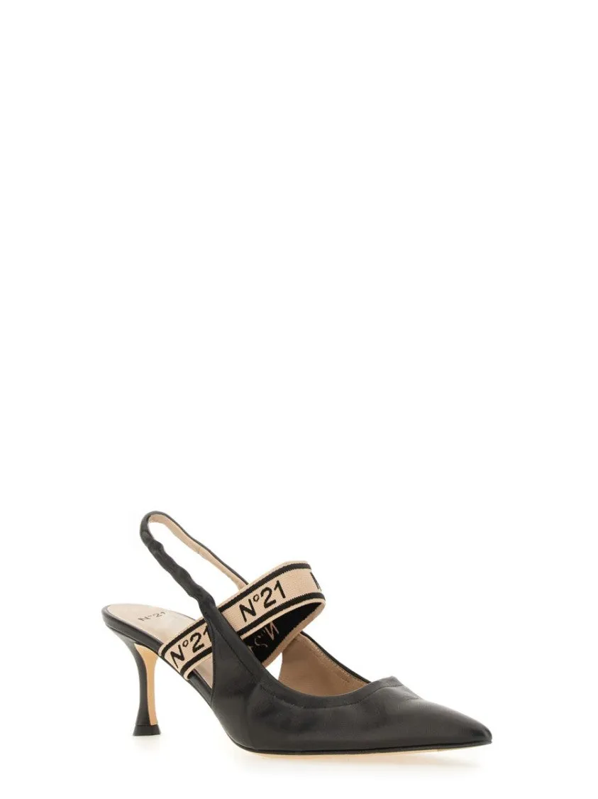 Pointed Toe Slingback Shoes