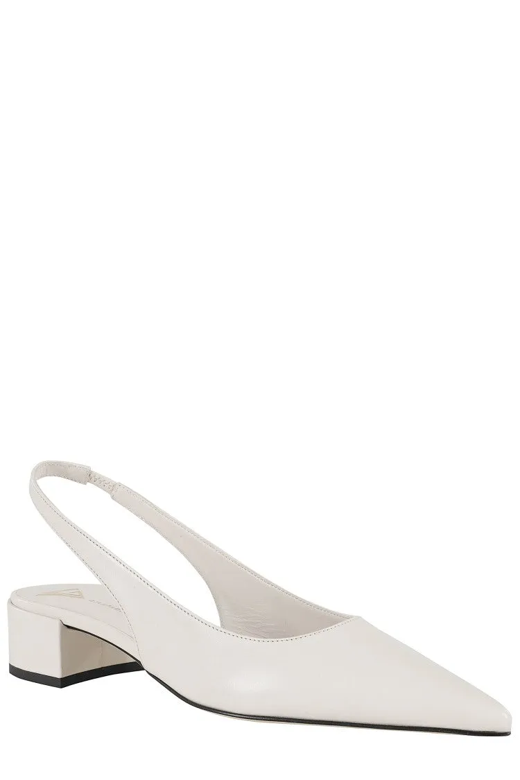 Pointed Toe Slingback Shoes