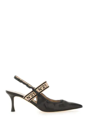 Pointed Toe Slingback Shoes