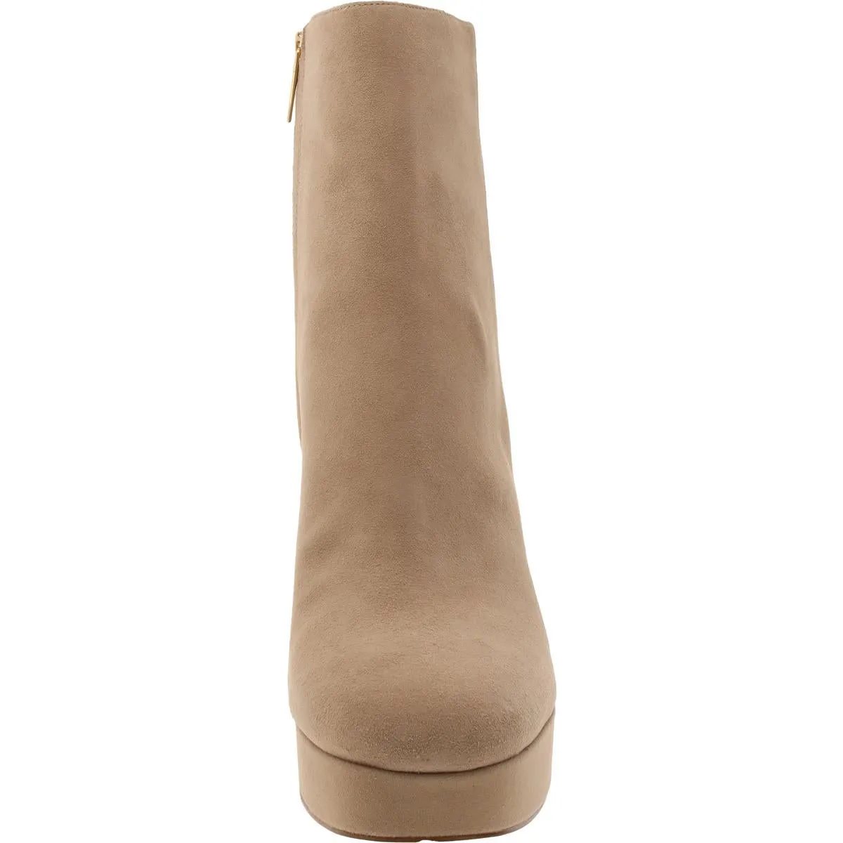 Porter Womens Suede Zipper Ankle Boots