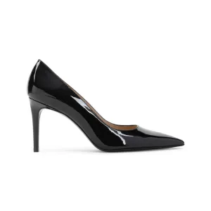 Power 85 Black Patent Leather Pumps