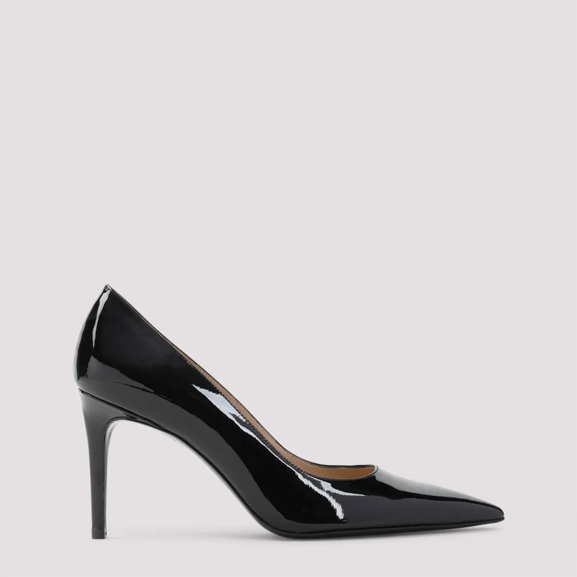 Power 85 Black Patent Leather Pumps