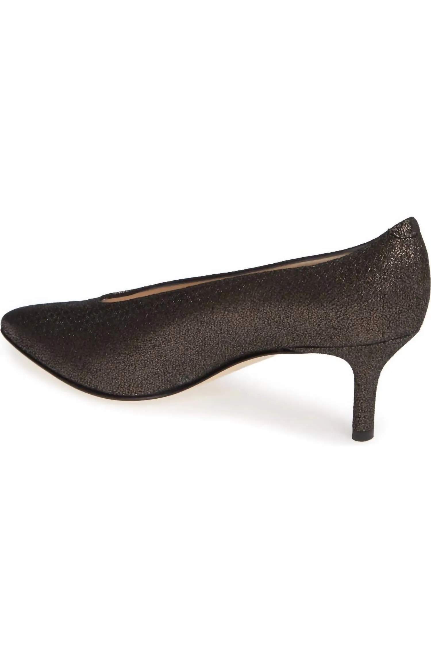 Prezioso Text/crack Pumps - Medium Width In Graphite