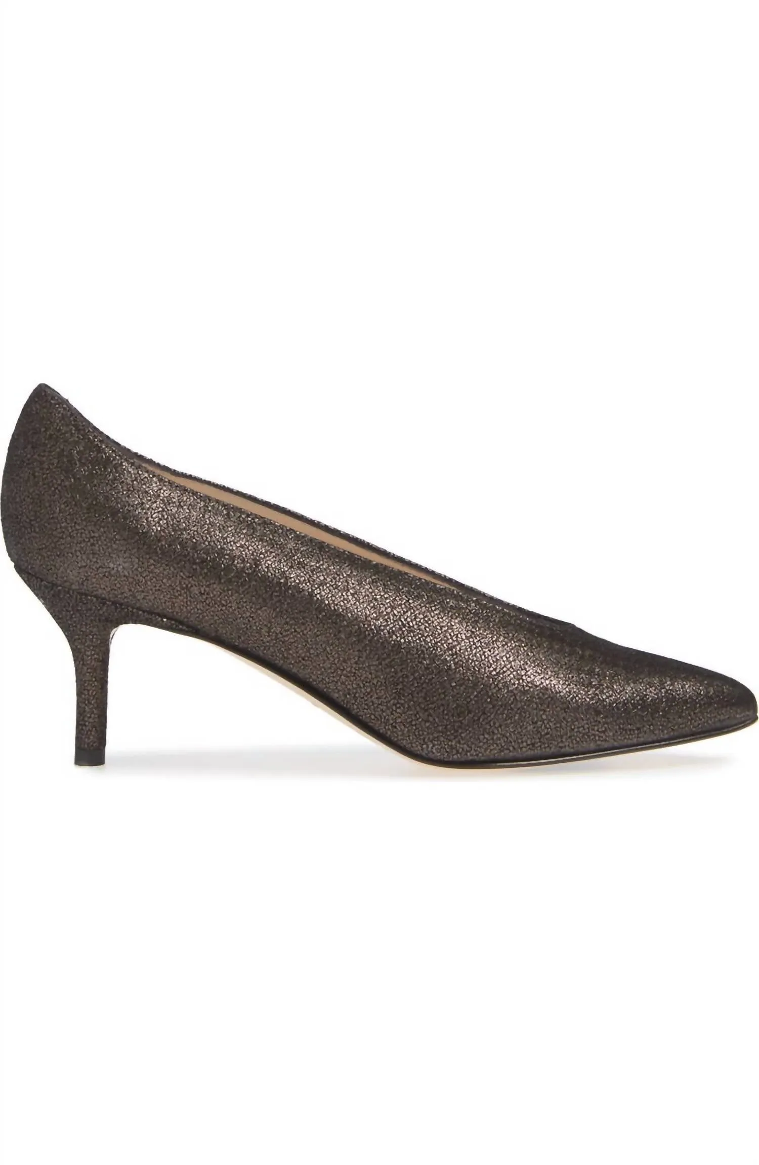 Prezioso Text/crack Pumps - Medium Width In Graphite