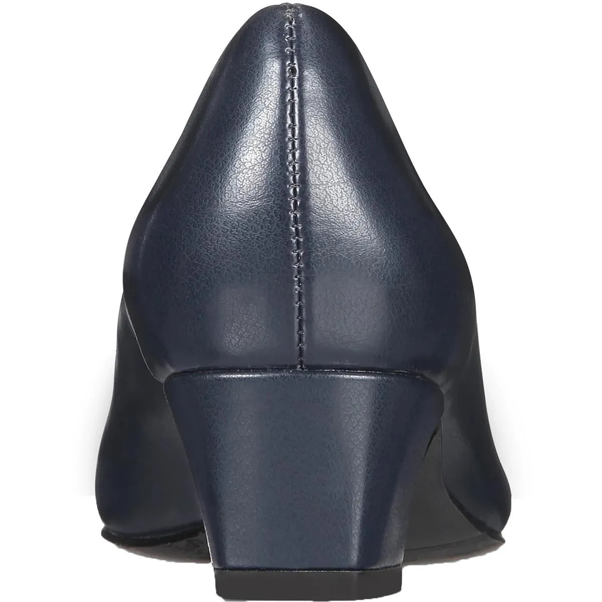 Prim Womens Faux Leather Slip On Dress Heels