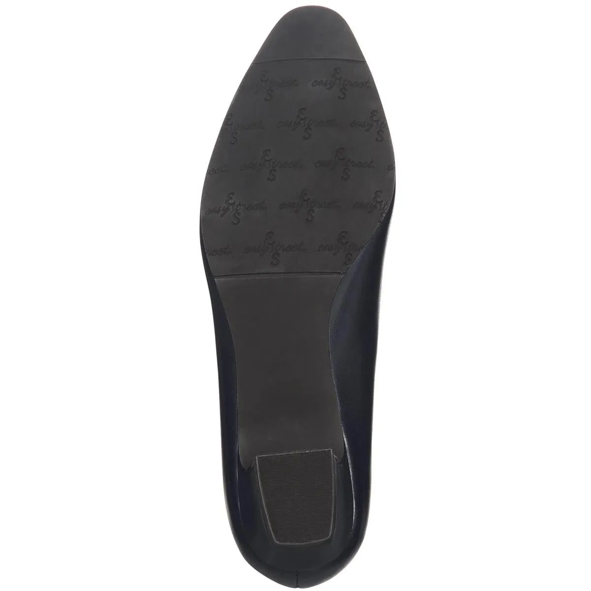 Prim Womens Faux Leather Slip On Dress Heels