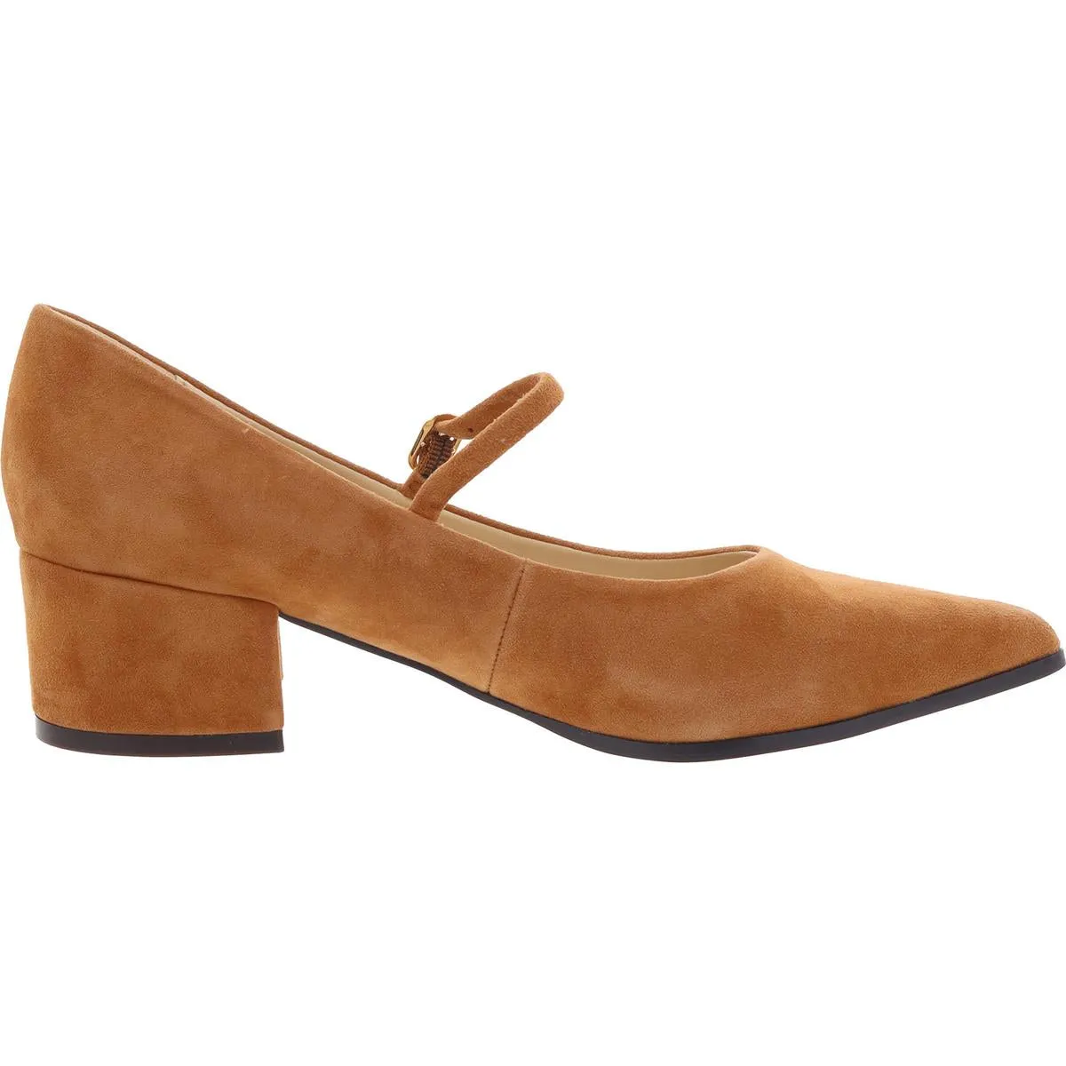 prix Womens Adjustable Leather Block Heels