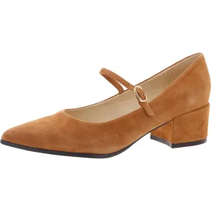 prix Womens Adjustable Leather Block Heels