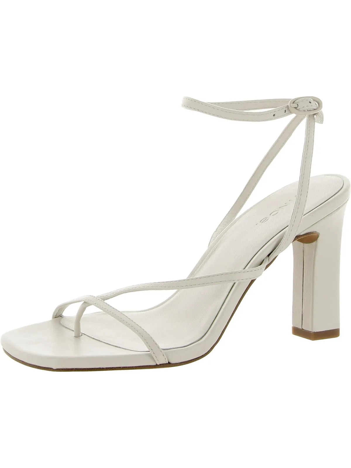 QIANA Womens Ankle Strap Open Toe Pumps