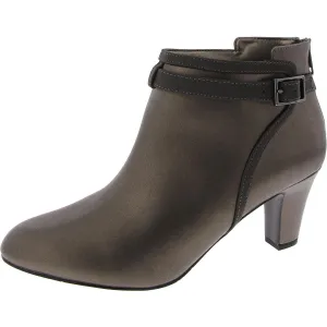 Rai Bootie Womens Slip On Zip Up Booties
