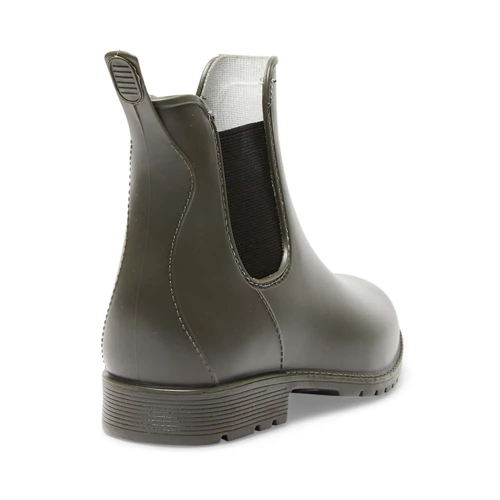 Rainy Boot in Khaki Smooth