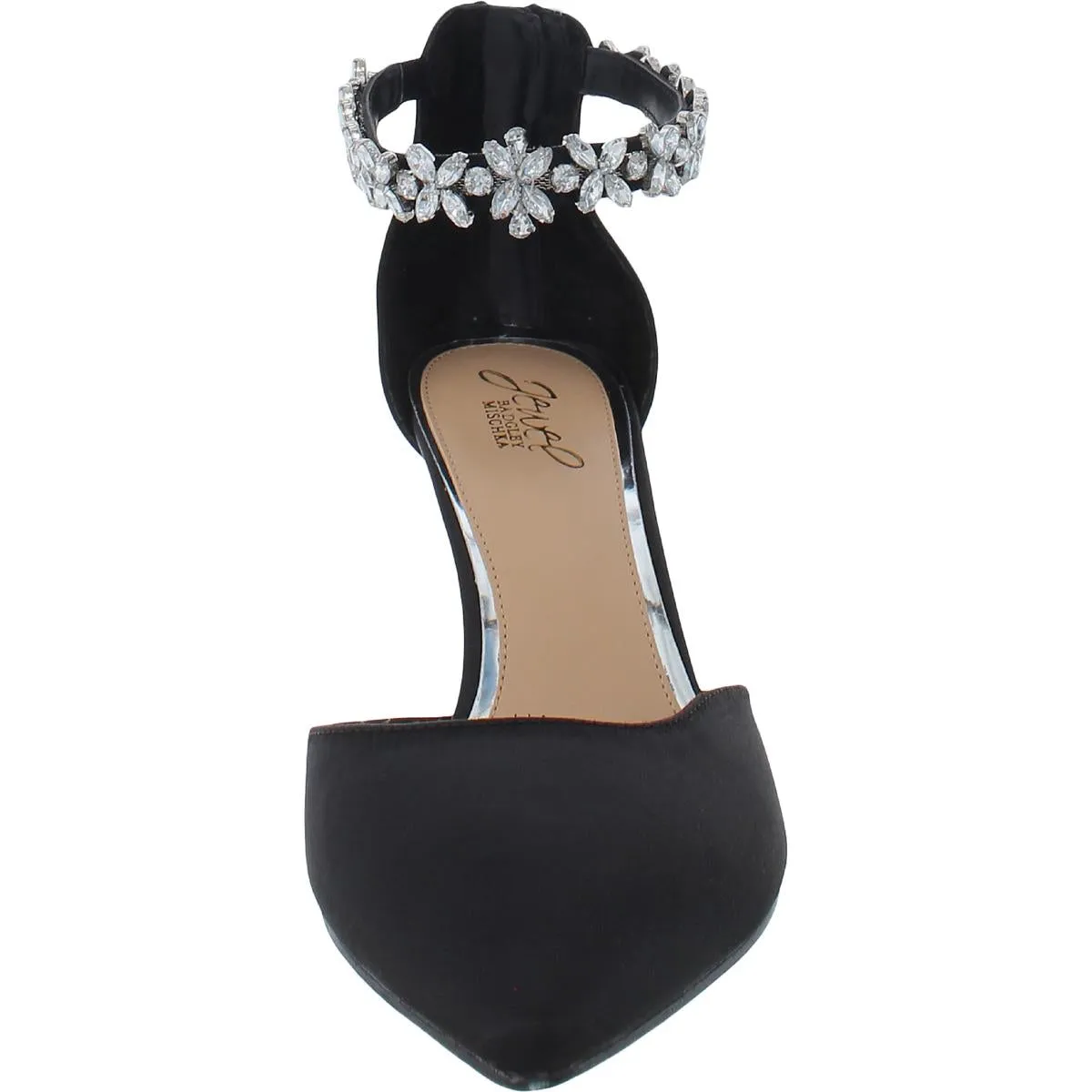 Raleigh Womens Satin Embellished Pumps
