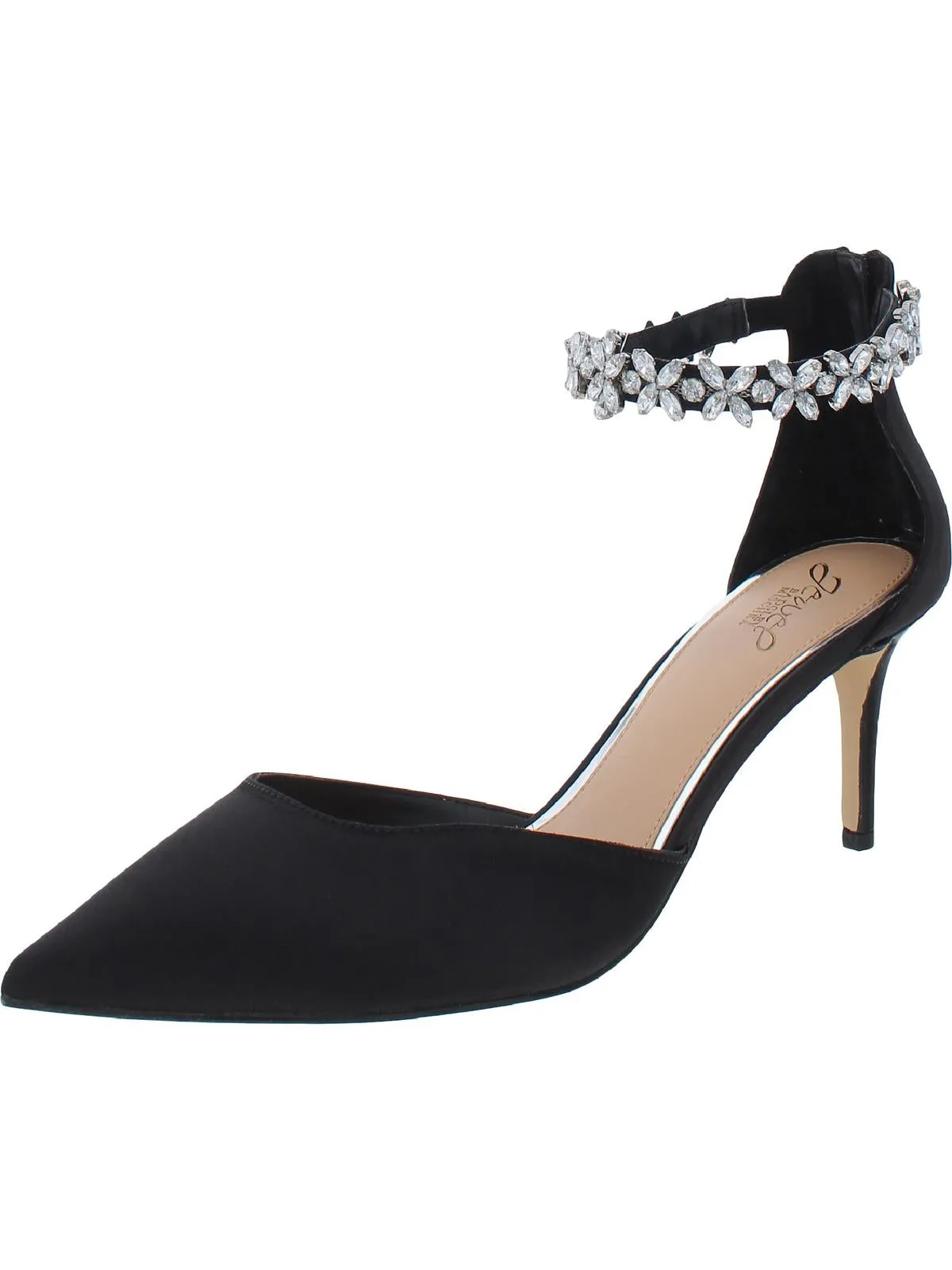 Raleigh Womens Satin Embellished Pumps