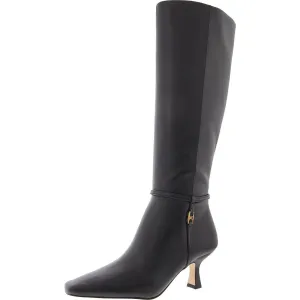 RAQUEL Womens Zipper Manmade Knee-High Boots