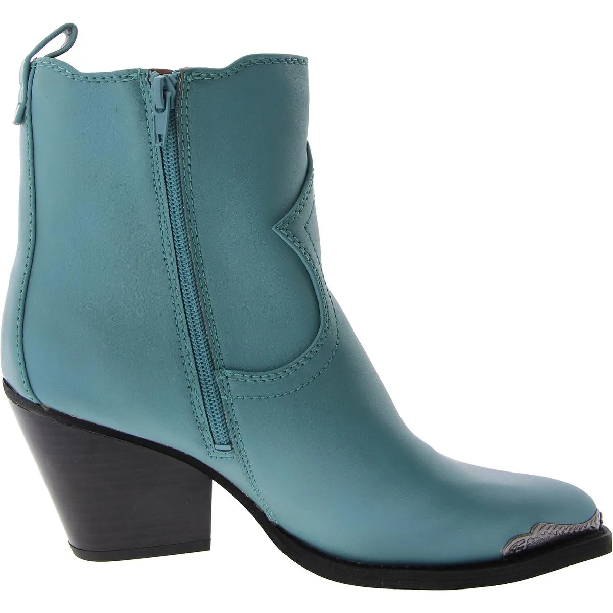 RAYLIN-TOE CAP Womens Faux Leather Ankle Boot Cowboy, Western Boots