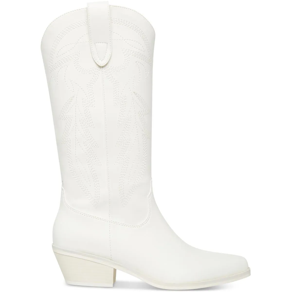 Redford Womens Faux Leather Knee-High Cowboy, Western Boots
