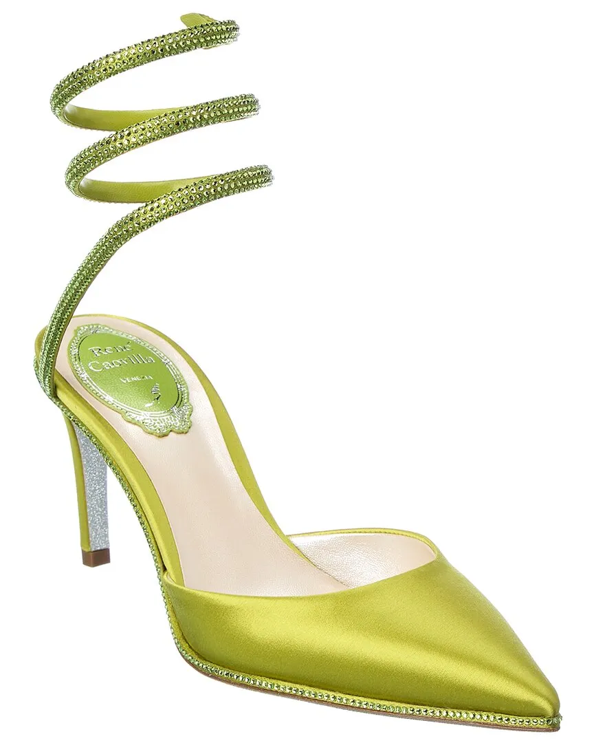 Ren Caovilla Cleo Satin Pump