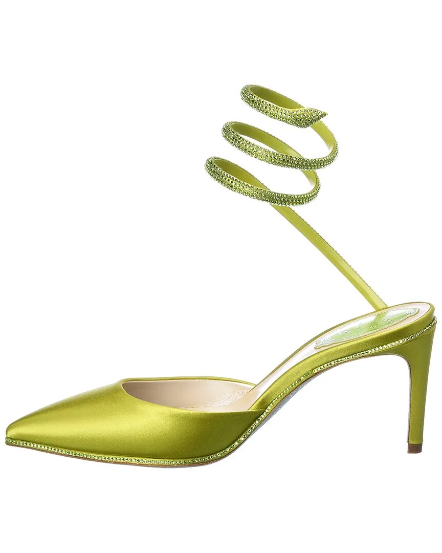 Ren Caovilla Cleo Satin Pump