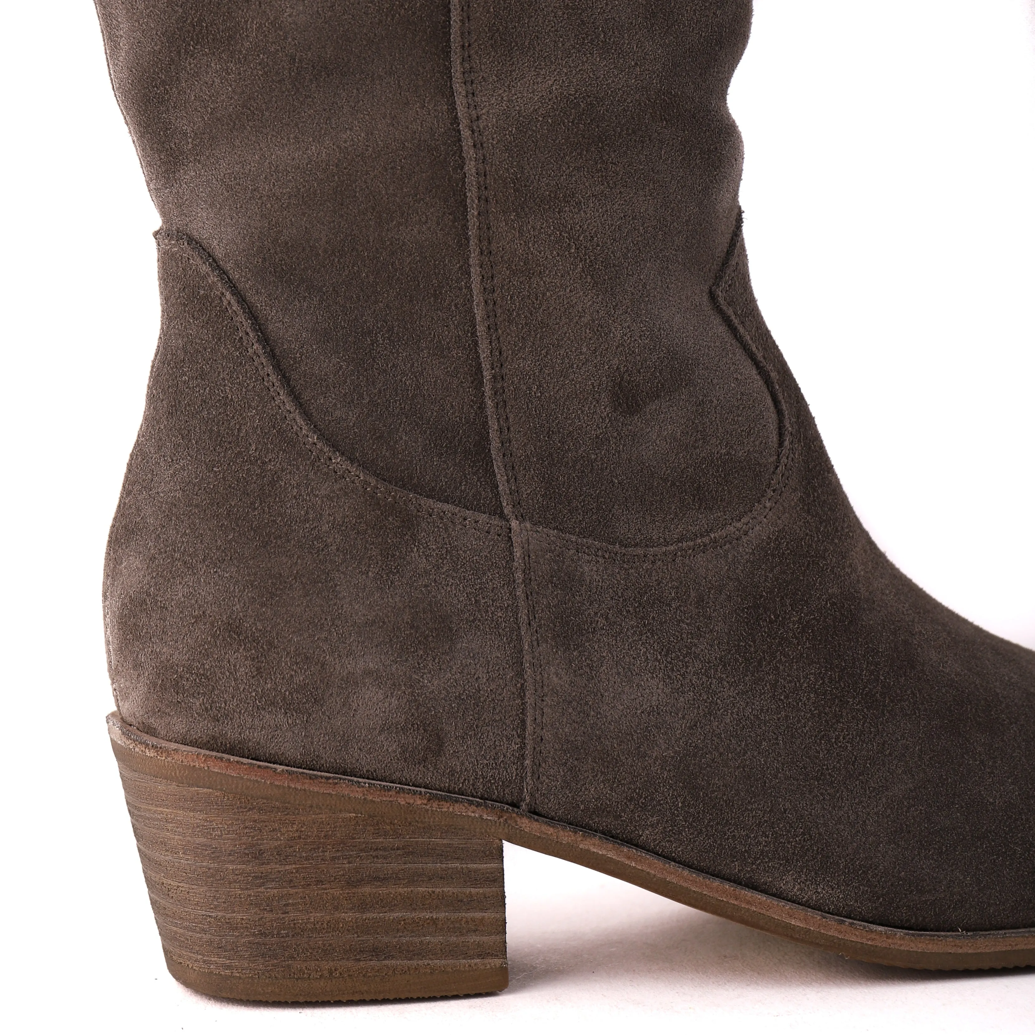 RIPLEY Dark Taupe Suede
