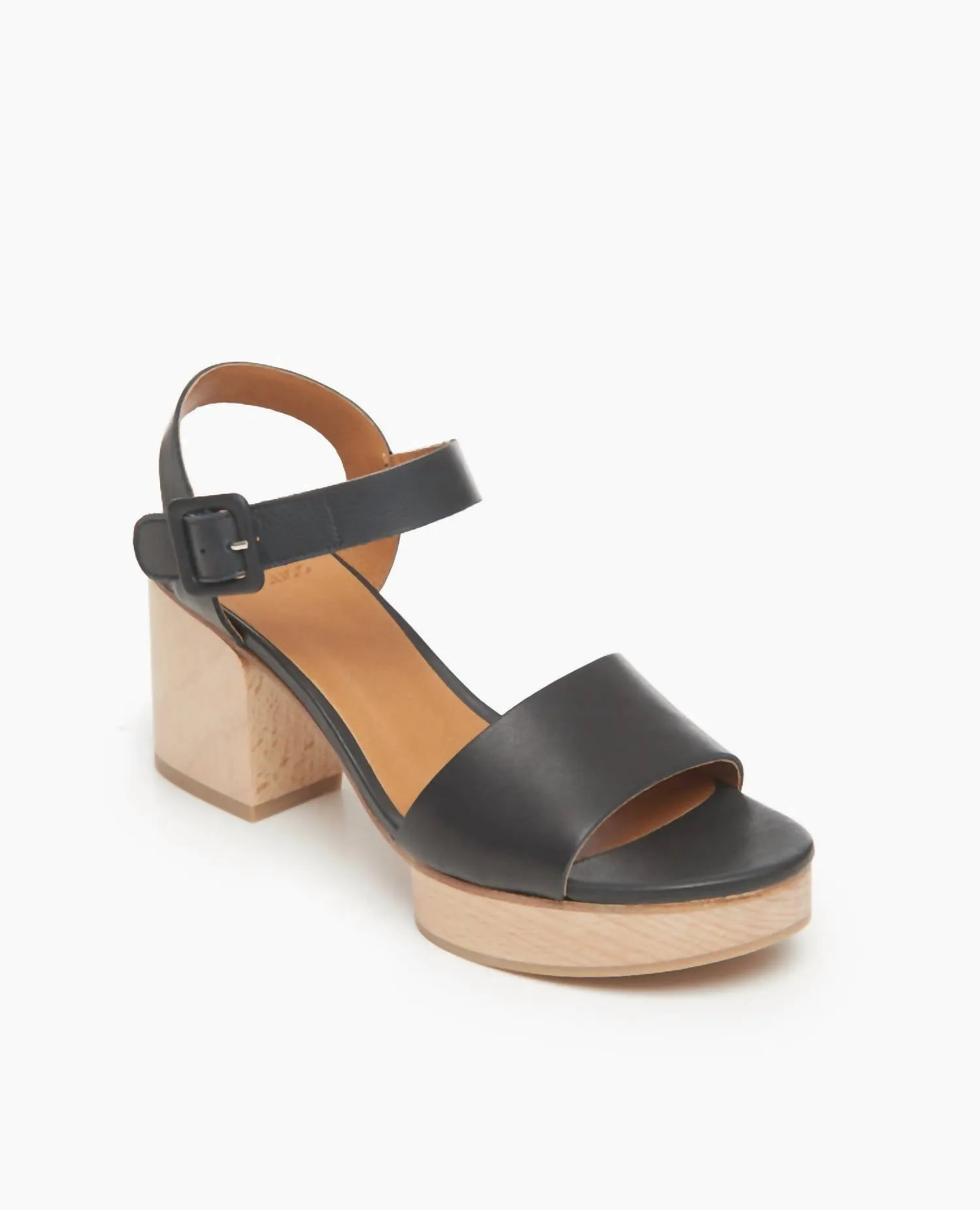 Riviera Open Toe Clog In Black