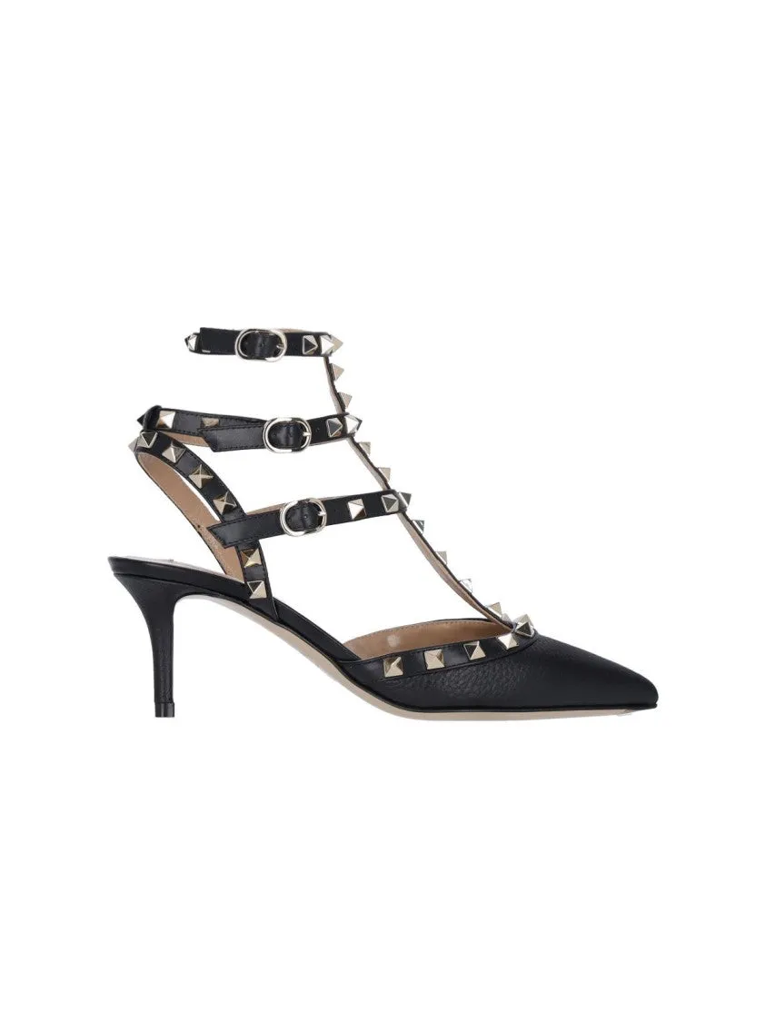 Rockstud 65' Heels  Black