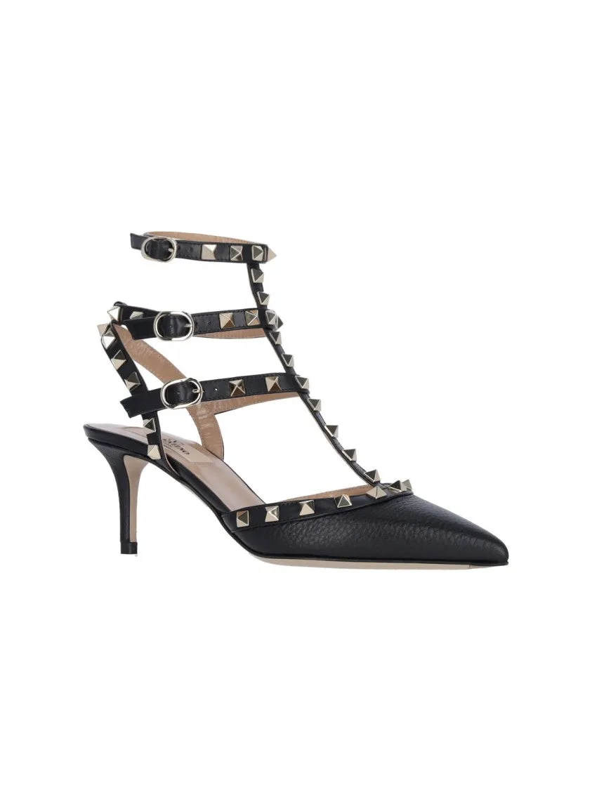 Rockstud 65' Heels  Black
