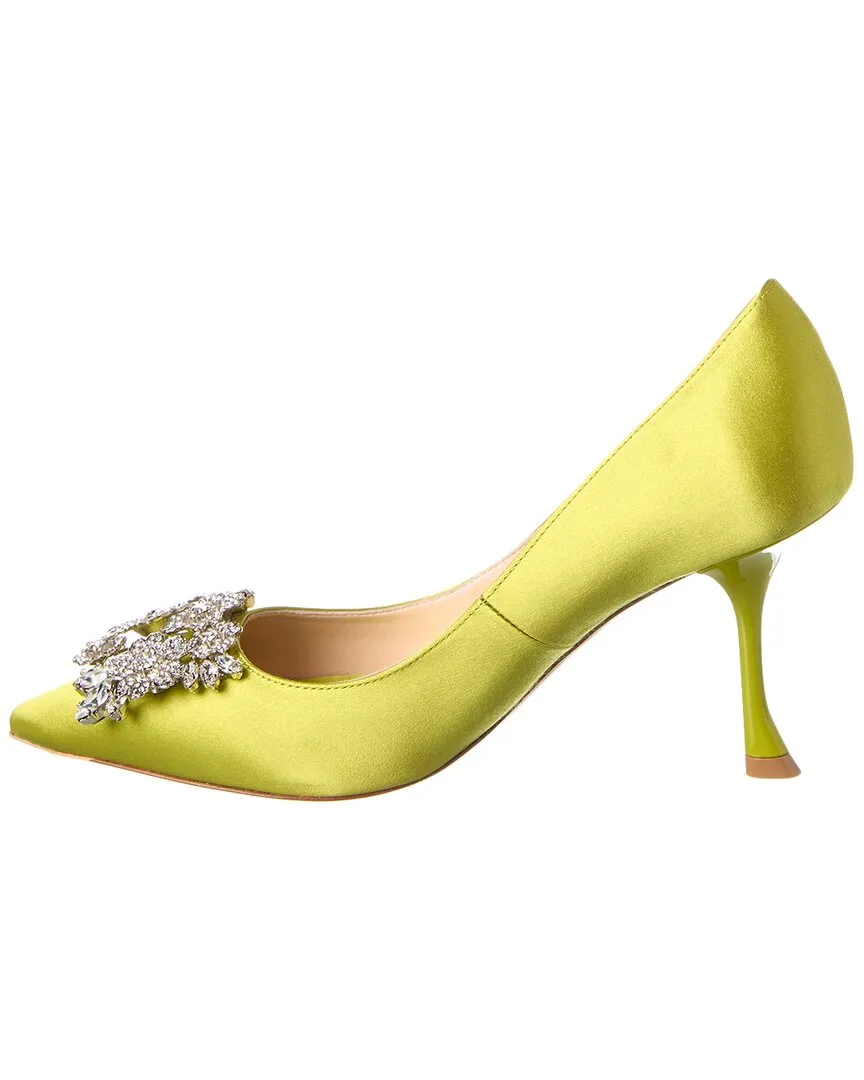 Roger Vivier Bouquet Strass Satin Pump
