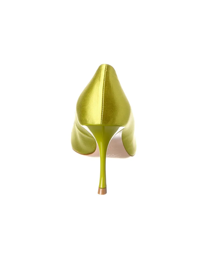 Roger Vivier Bouquet Strass Satin Pump