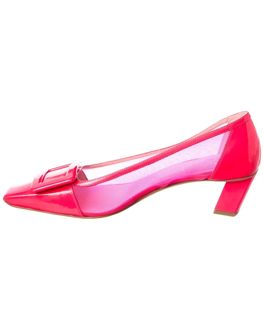 Roger Vivier Mesh & Leather Pump