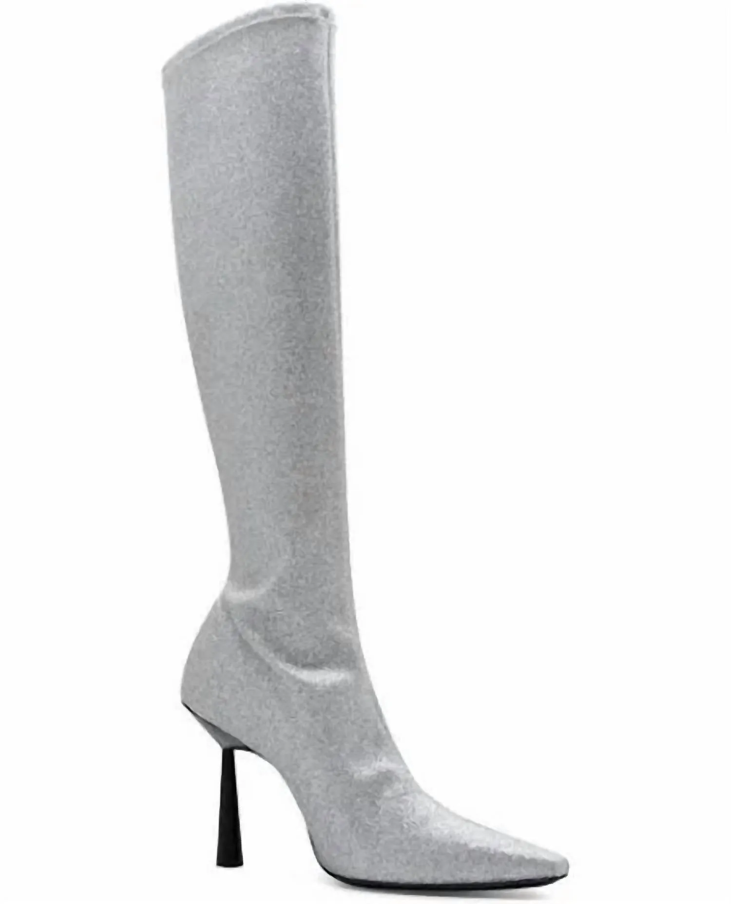 Rosie 8 Boots In Silver Glitter
