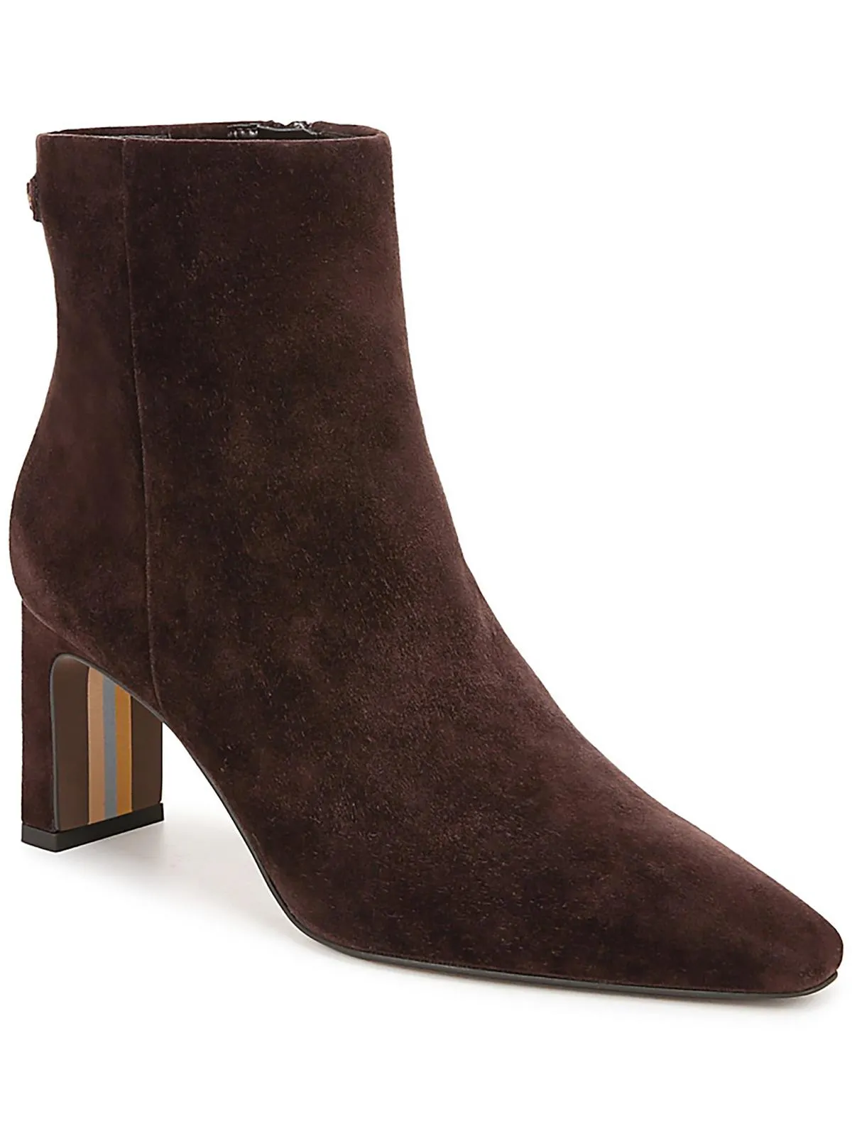 Saige Womens Zipper Ankle Booties