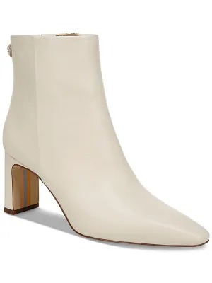 Saige Womens Zipper Ankle Booties