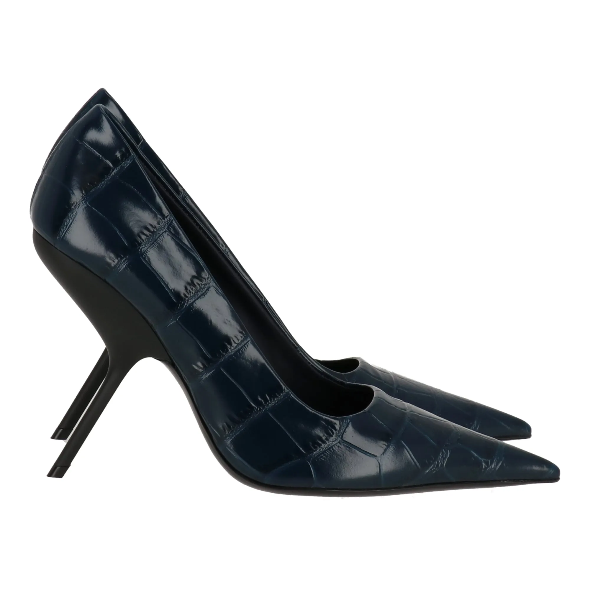 Salvatore Ferragamo Womens Navy Pump